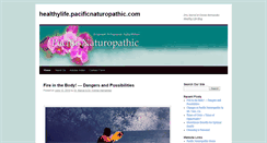 Desktop Screenshot of healthylife.pacificnaturopathic.com