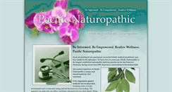Desktop Screenshot of pacificnaturopathic.com